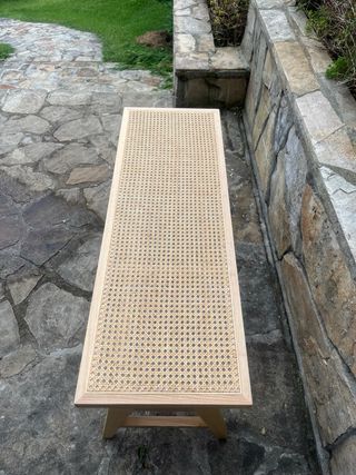 Banco Sklum Ratán y Madera NUEVO