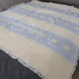 Copertina neonato fatta a mano