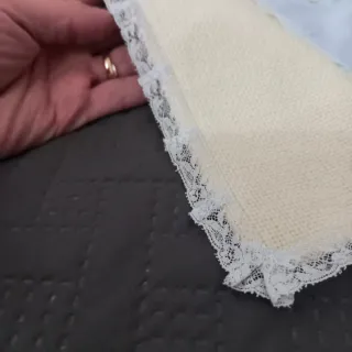 Copertina neonato fatta a mano