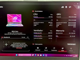 Portátil Asus ROG G513 5800H 32Gb 1TB RTX3070 8Gb