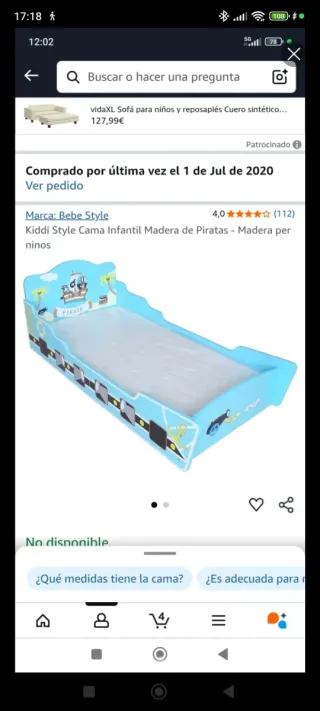 Cama infantil temática pirata