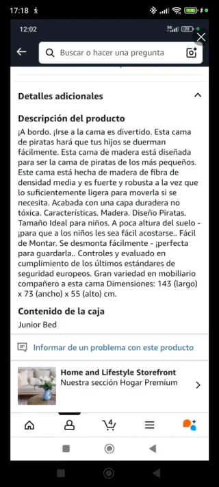 Cama infantil temática pirata