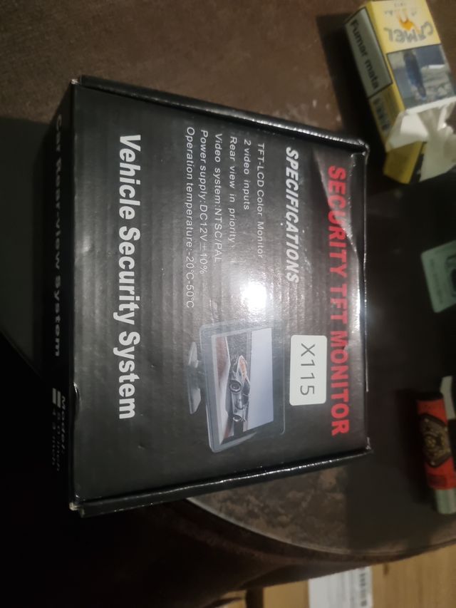 Monitor TFT Seguridad Coche X115
