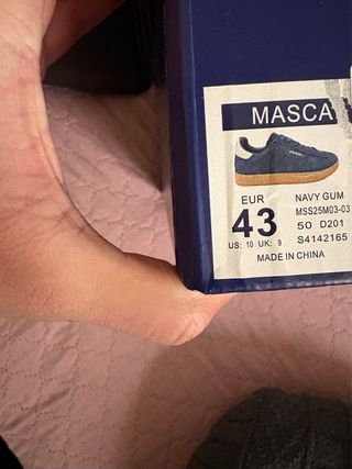 Scarpe Mistral blu e bianche