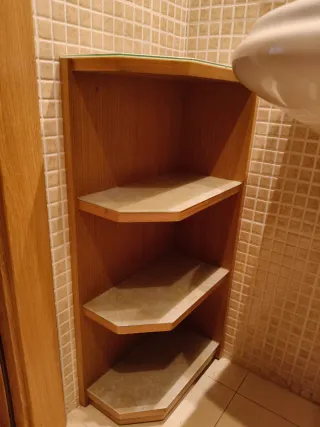 Conjunto baño:sanitarios muebles y accesorios