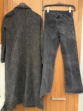Chaqueta de H&M Talla XS y vaquero Zara Talla 34