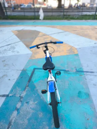Bicicletta Bambino Blu e Bianco