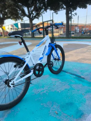 Bicicletta Bambino Blu e Bianco