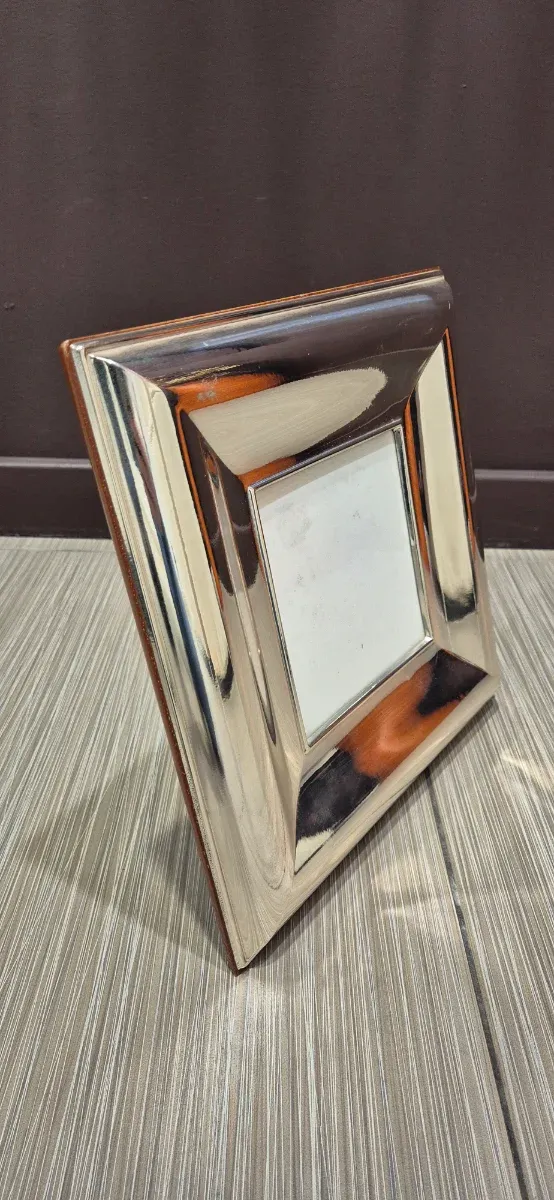 Marco de fotos plateado