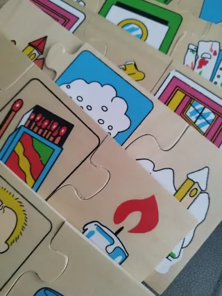 Puzzle de madera Historia