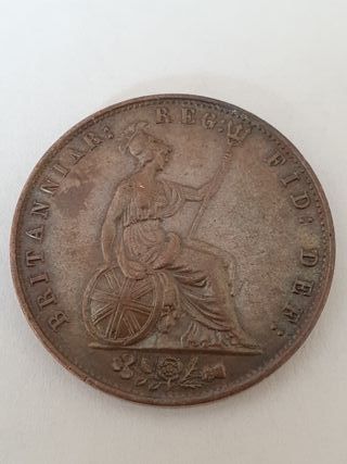 Moneta 1 Penny Regina Vittoria 1857
