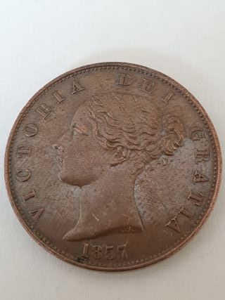 Moneta 1 Penny Regina Vittoria 1857