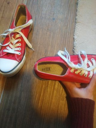 Zapatillas rojas talla 37