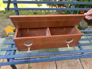 Nido doble para ninfas o agapornis