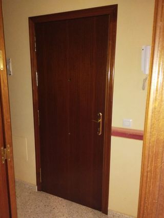 Porton blindada zapeli con cerradura seguridad