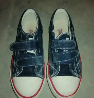 Scarpe Carrera bambino blu e rosse
