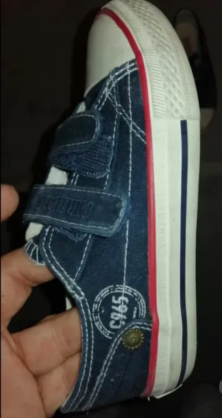 Scarpe Carrera bambino blu e rosse