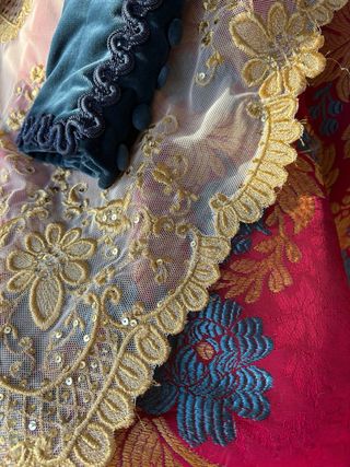 Traje de Fallera Talla 38/40 Corpiño,falda y botin