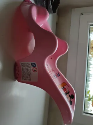 Bañera bebé Mickey Minnie rosa