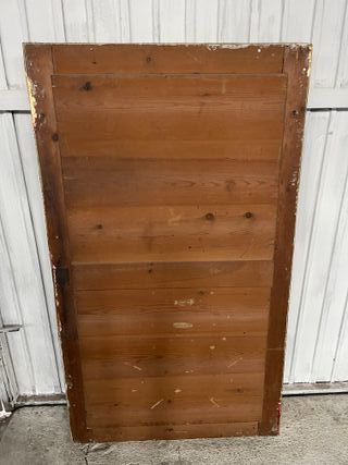 Espejo antiguo madera con pan de oro restaurado