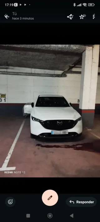 Plaza de garaje en venta