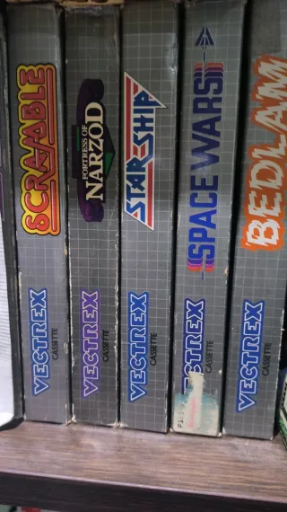 Consola MB Vectrex + 5 juegos