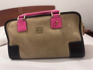 Bolso Loewe Amazona Asas Rosa Beige. Original