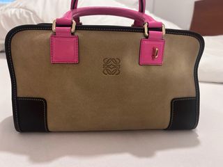 Bolso Loewe Amazona Asas Rosa Beige. Original