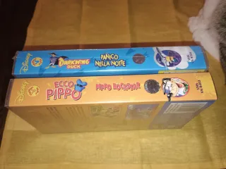 2 VHS Disney: Darkwing Duck & Ecco Pippo