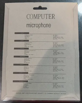 4 Cartuchos Tinta Lexmark 1382050/60 y micrófono.