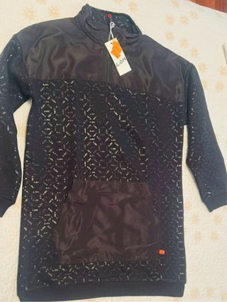 Sudadera 1/4 cremallera estampada 16 años