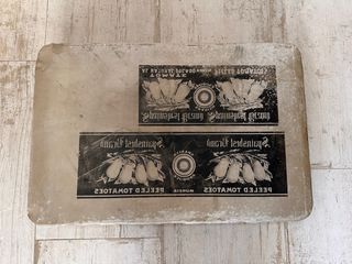 Piedras de imprenta antiguas.