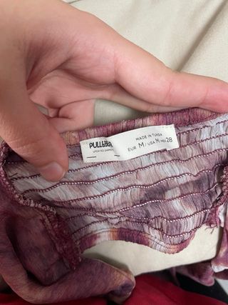 Top Pull&Bear morado