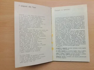 Libro vintage I segreti dei fiori