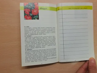 Libro vintage I segreti dei fiori