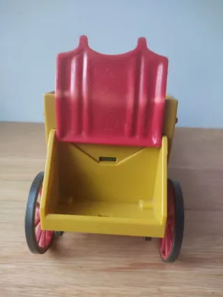 Carruaje/Carreta Playmobil - Eje con Ruedas 70013