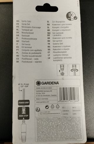 Gardena Set Lancia per Irrigazione 2in1