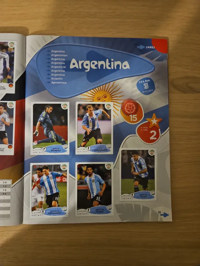 Álbum Panini Road to 2014 Brasil