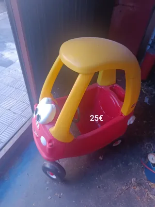 Tobogán infantil azul y verde