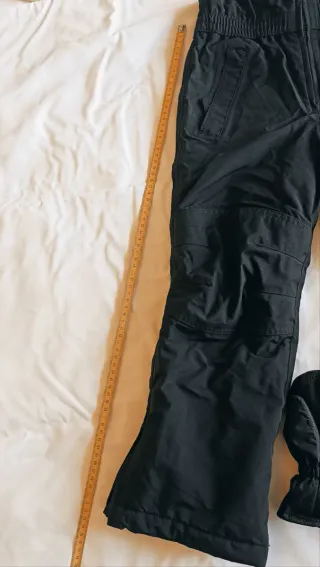 Peto de nieve infantil unisex y guantes