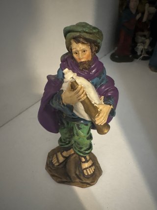 Figura Belén Pastor con Gaitas
