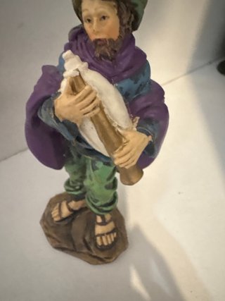 Figura Belén Pastor con Gaitas