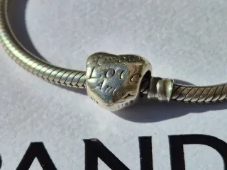 Pandora Corazón Amor Idiomas Plata