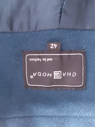 Casaco azul de fazenda | Bom estado