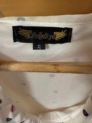 Vestido corto manga corta estampado