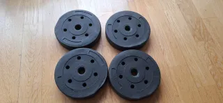 4 discos de pesa 3kg