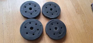 4 discos de pesa 3kg