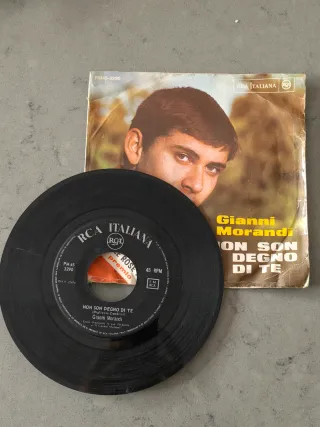 Vinile 45 giri Gianni Morandi Non son degno di te