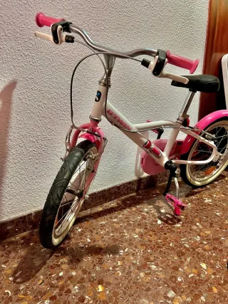 Bicicleta infantil 16 Btwin rosa