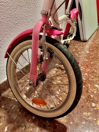 Bicicleta infantil 16 Btwin rosa